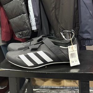 Adidas Men's Black and White "The Indoor Cycling" shoe - US MENS SZ 13